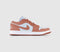 Odd Sizes - Nike Air Jordan 1 Low Pure Platinum Sky J Orange White - UK Sizes Right 6/Left 5