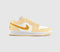 Nike Air Jordan 1 Low Trainers Sail Yellow Ochre Pale Vanilla White