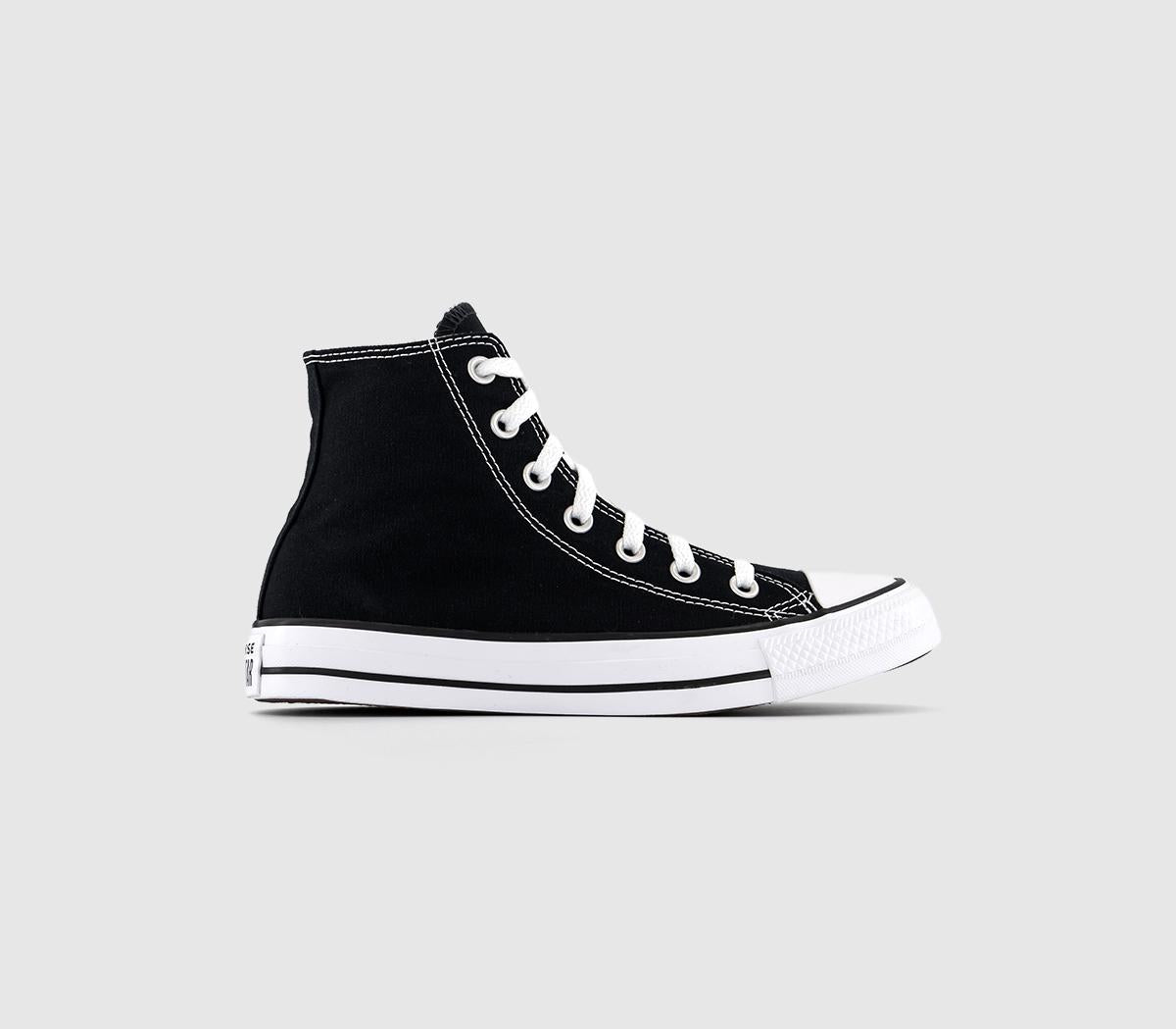 Odd Sizes -  Converse Converse All Star Hi Black Canvas - UK Sizes Right 5/Left 5.5