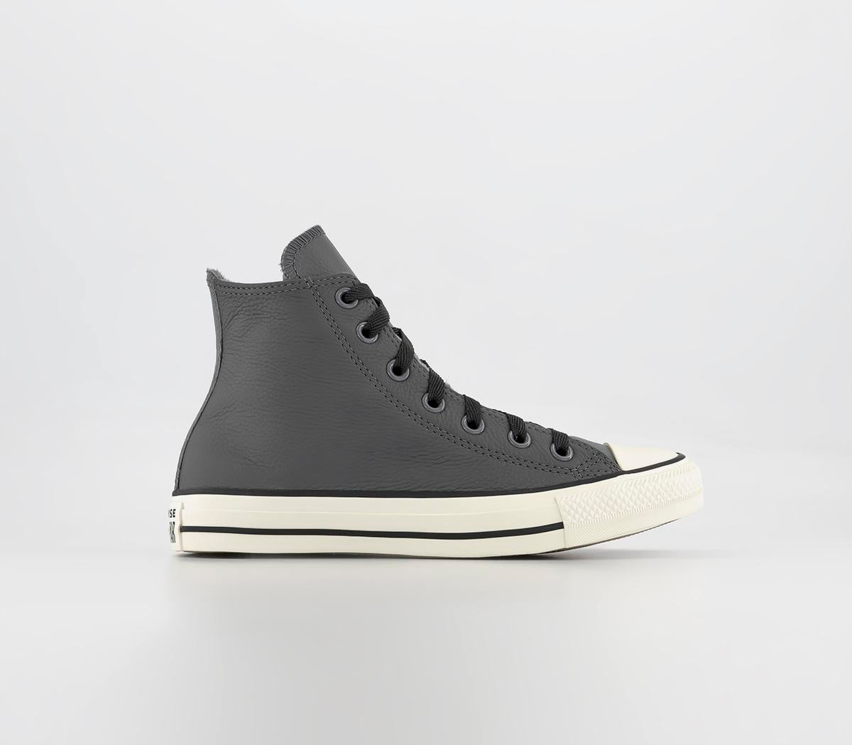 Odd Sizes -  Converse Converse All Star Hi Iron Grey Egret Dark Smoke Grey - UK Sizes Right 6/Left 5