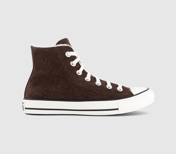 Converse All Star Hi Trainers Brown Fudge Brown Fudge