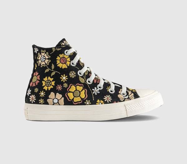 Converse All Star Hi Trainers Black In The Weeds Hay Day