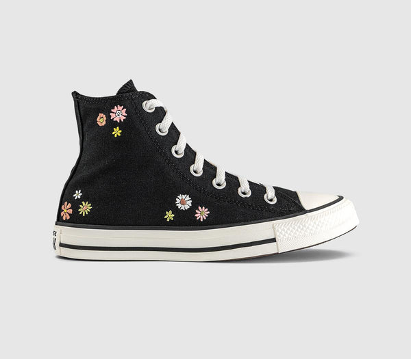 Converse All Star Hi Trainers Black Bright Outlook All Heat