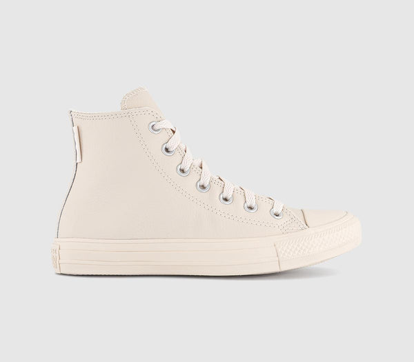 Converse All Star Hi Trainers Light Dune Black Light Dune