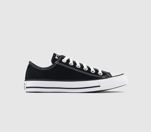 Odd Sizes - Converse All Star Low Black Canvas - UK Sizes Right 6/Left 7