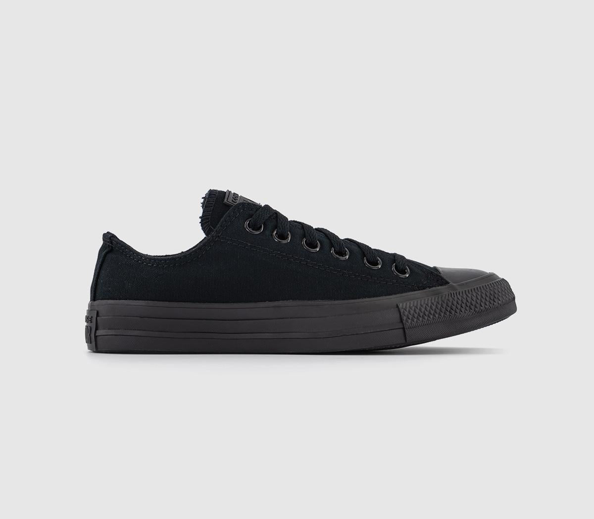 Odd Sizes -  Converse Converse All Star Low Blk Mono Smu - UK Sizes Right9/Left 10