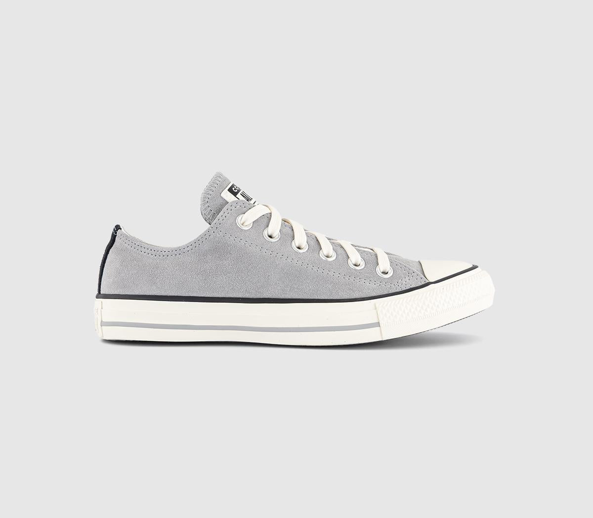  Converse All Star Low Trainers Grey Total Eclipse Egret Uk Size 5.5