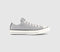  Converse All Star Low Trainers Grey Total Eclipse Egret Uk Size 5.5