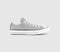 Converse All Star Low Trainers Grey Total Eclipse Egret - OFFCUTS SHOES by OFFICE