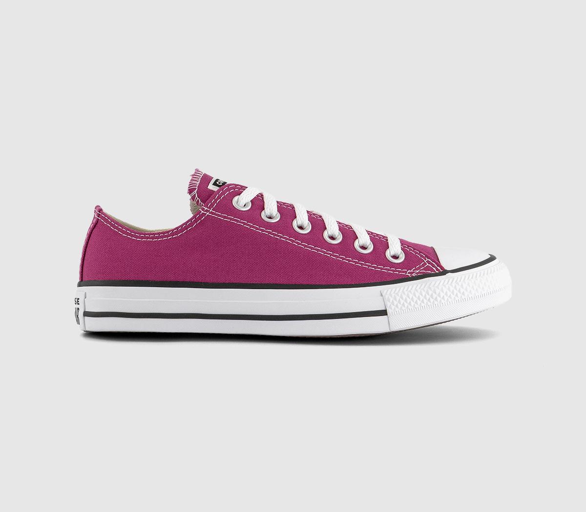 Odd Sizes -  Converse All Star Low Trainers Berry Smoothie - UK Sizes Right 5/Left 5.5 
