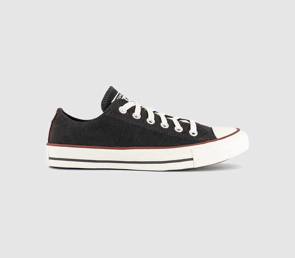 Converse All Star Low Trainers Mudguard Apple Red Black