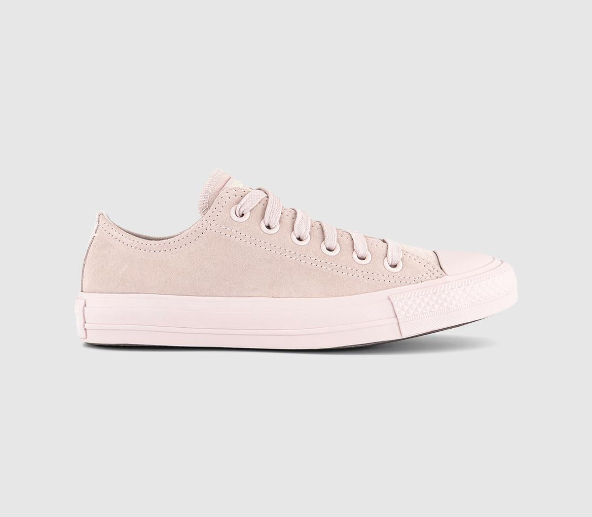  Converse All Star Low Trainers Shy Flamingo Egret Uk Size 4