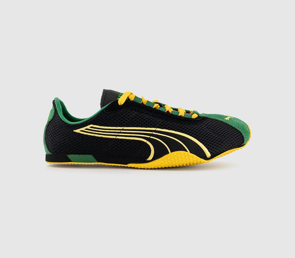 PUMA H-Street Trainers Jamaica Puma Black Yellow Sizzle