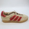 adidas Gazelle Indoor Trainers Magic Beige Victory Red Gum UK Size 3
