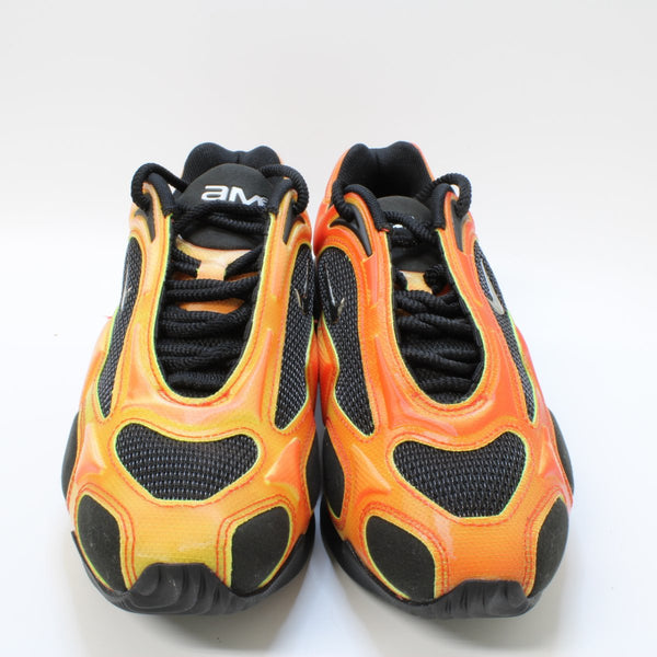 Nike Air Max Muse Trainers Black Metallic Silver Birght Crimson UK Size 4.5