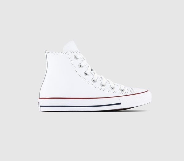 Converse All Star Hi Leather Optical White Trainers