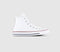 Womens Converse All Star Hi Leather Optical White Trainers