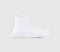 Converse All Star Hi Leather White Mono Leather Uk Size 5