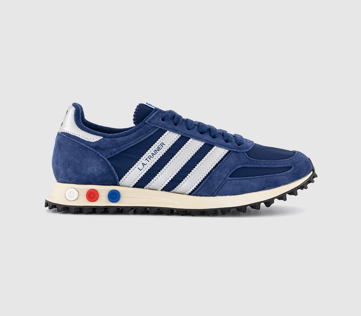 adidas LA Trainers OG Dark Blue Silver Metallic Off White