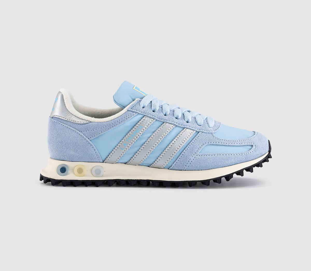 adidas LA Trainers OG Clear Sky Silver Metallic Cream White UK Size 5