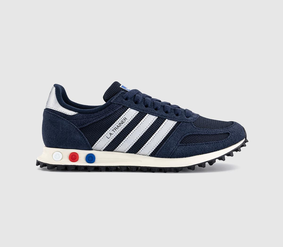 adidas LA Trainers OG Legend Ink Silver Metallic Off White UK Size 7