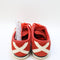 adidas Italia 70s Trainers Red Cream White Silver Metallic UK Size 4