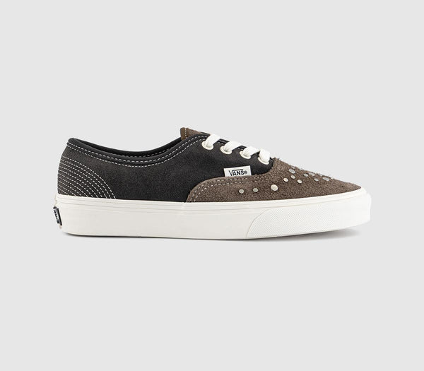 Vans Authentic Trainers Studs Dark Brown Black