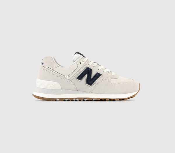 Odd Sizes - New Balance 574 Reflection Grey Navy - UK Sizes Right 7.5/Left 7