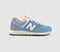 New Balance 574 Trainers Blue Laguna Sea Salt