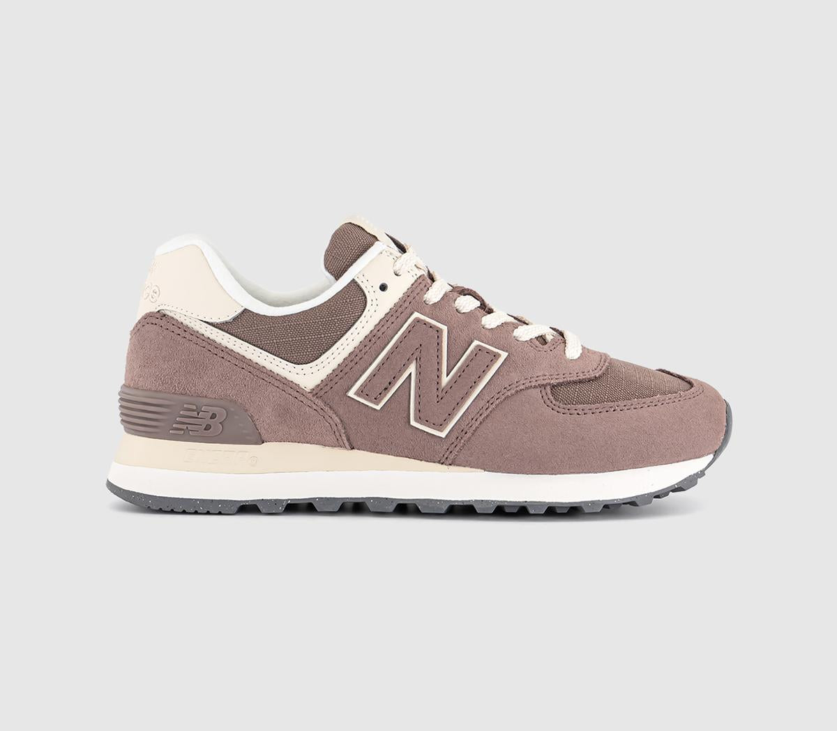  New Balance 574 Trainers Rust Sea Salt Brown Uk Size 5