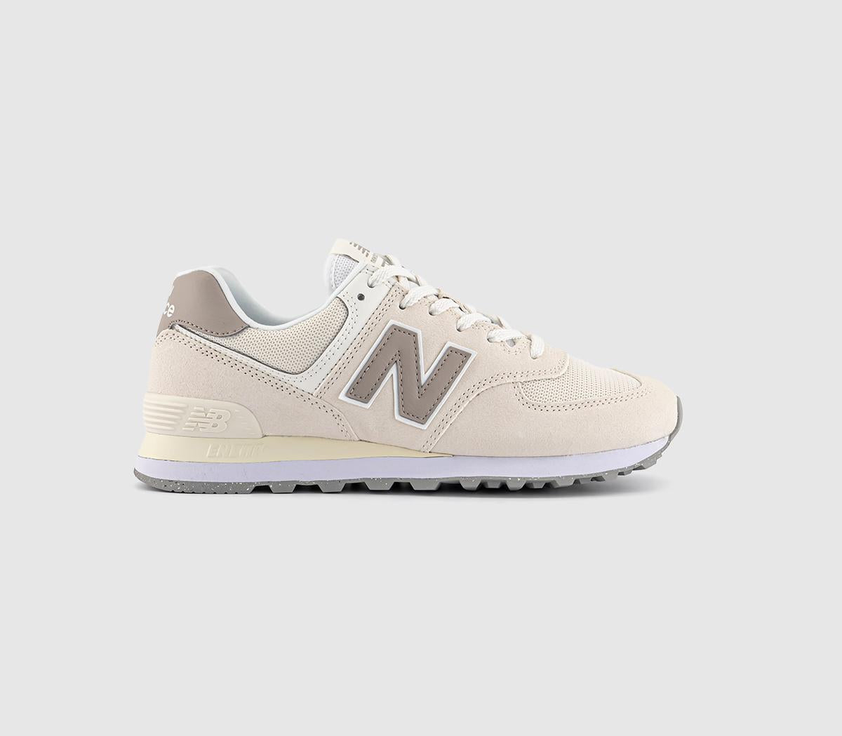 New Balance 574 Beige White