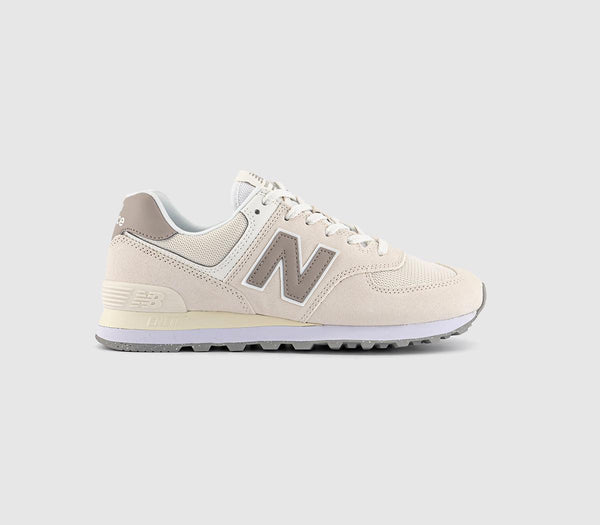 New Balance 574 Beige White