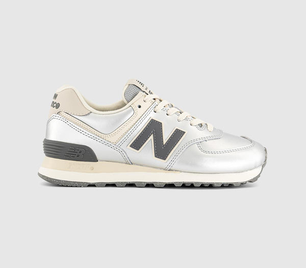 New Balance 574 Trainers Metallic Silver