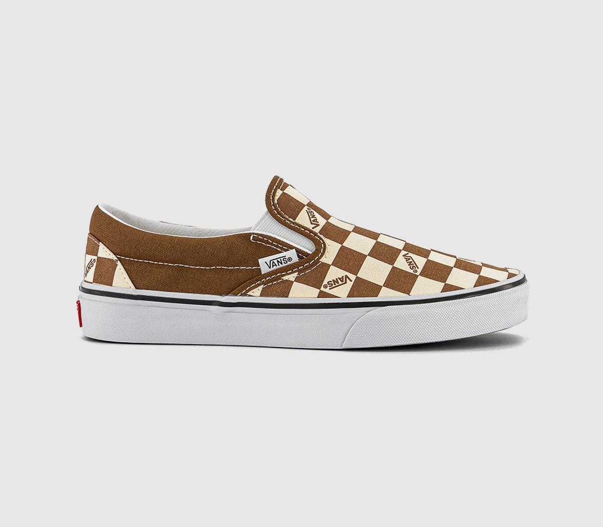 Vans Classic Slip On Trainers Check Dashund