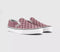 Vans Classic Slip On Trainers Checkerboard Mauve