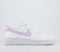 Odd Sizes - Nike Air Force 1 07 White Doll White Metalic Silver - UK Sizes Right 5.5/Left 5