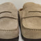 Womens BIRKENSTOCK Naples Wrapped EXQUISITE Clogs Suede Taupe UK Size 5.5 EU39