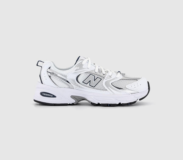 Kids New Balance 530 Gs Trainers White Navy UK Size 3