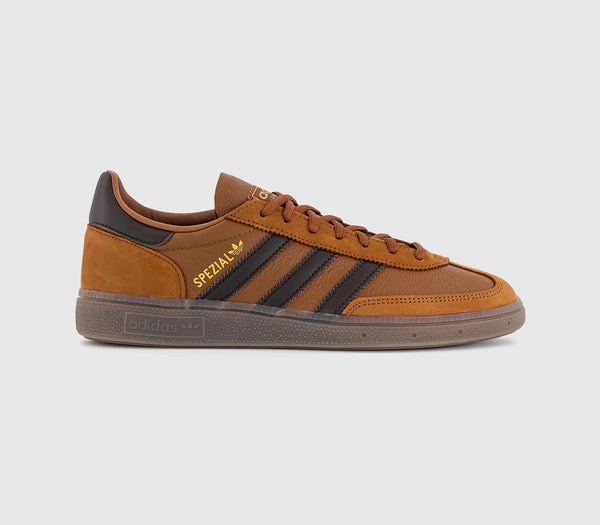 adidas Handball Spezial Trainers Dusky Bronze Aurora Coffee Gum UK Size 11