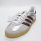 adidas Gazelle Indoor Trainers Silver Metallic Shadow Red Gum UK Size 6