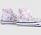 Kids Converse All Star Hi Mid Sizes Trainers Bubble Flower New Found Bloom White