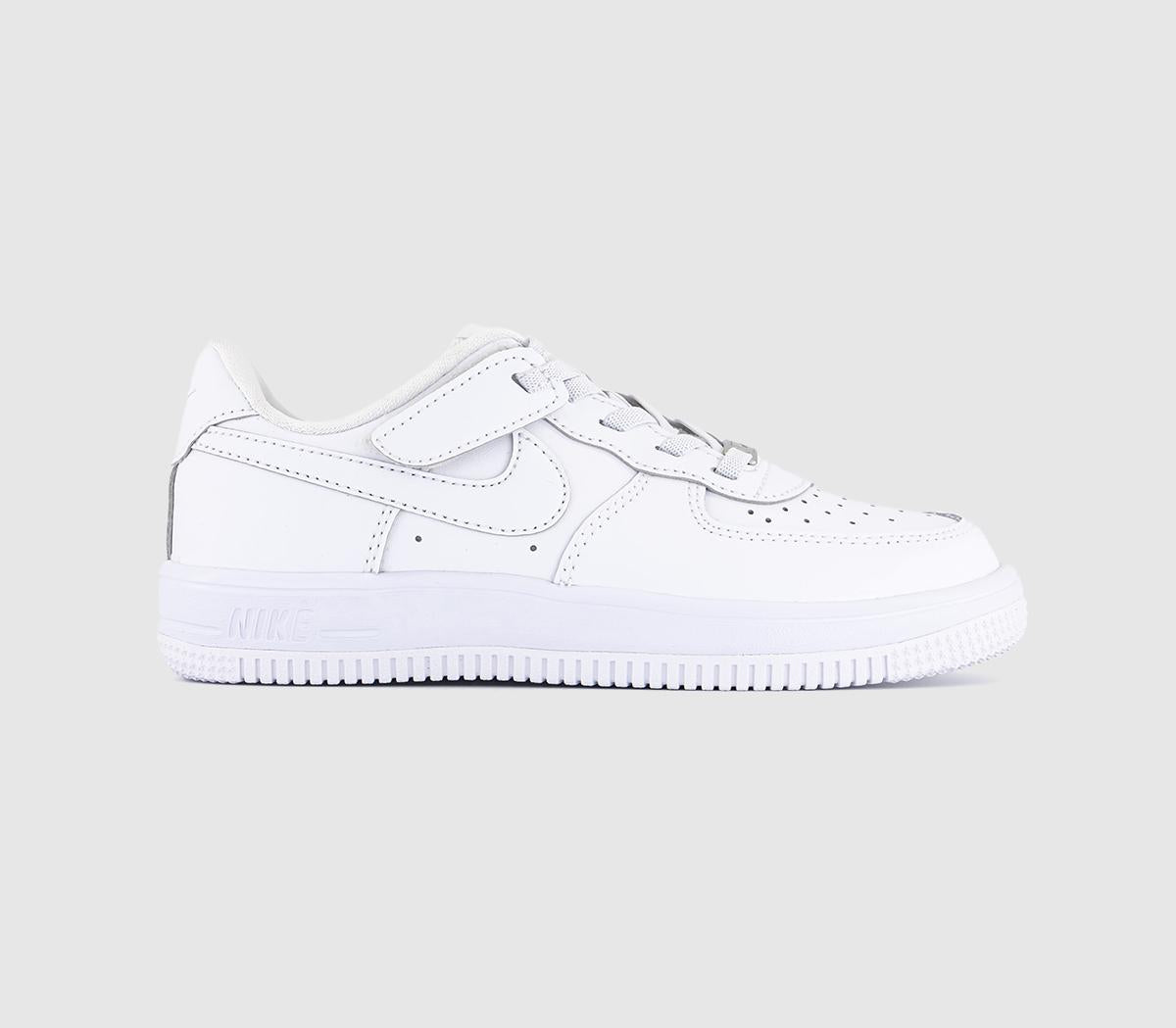 Kids Nike Air Force 1 Kids Trainers White White White White Uk Size 7.5 Infant