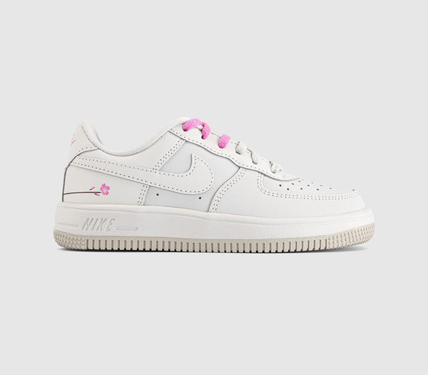 Nike Air Force 1 Ps Trainers Light Bonelight Boneplayful Pink