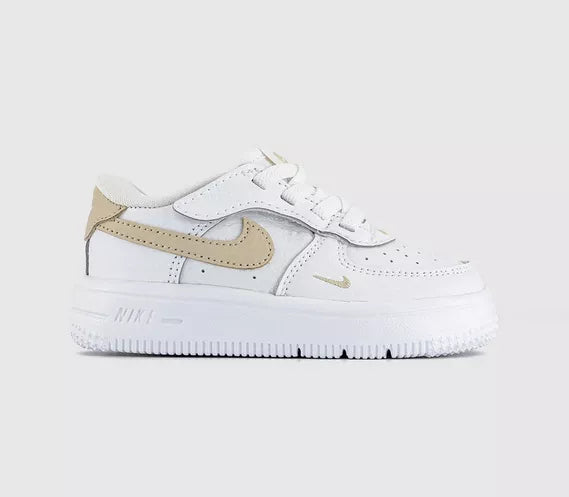 Kids Nike Air Force 1 Infant Trainers White Rattan UK Size 7.5 infant