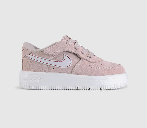 Nike Air Force 1 Infant Trainers Sail Pink Red