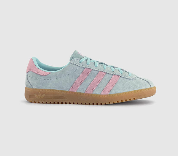 adidas Bermuda Trainers Halo Mint Clear Pink Gum Uk Size 4