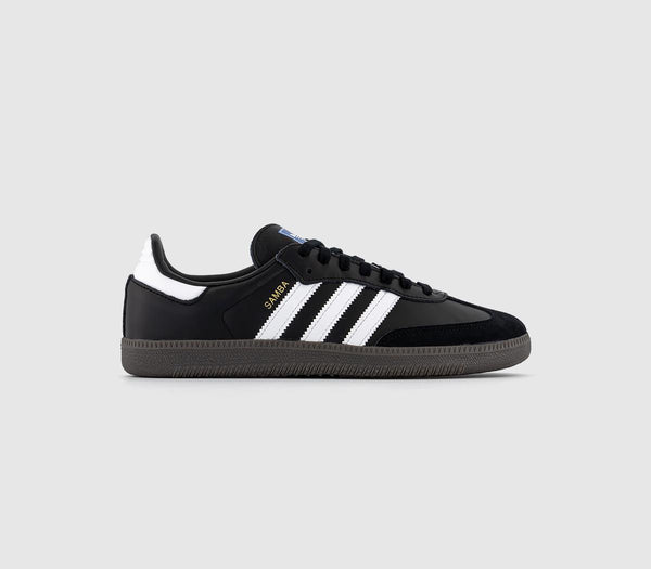 Odd Sizes - adidas Samba Og Black White Gum - UK Sizes Right 5.5/Left 6