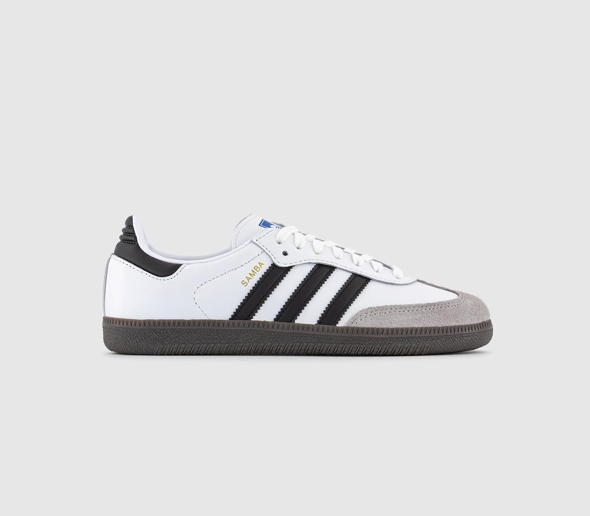 Odd Sizes - adidas Samba Og White Black Granite - UK Sizes Right 7.5/Left 8