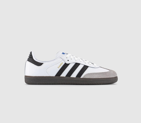 Odd Sizes -  adidas Samba Og White Black Granite - UK Sizes Right 8/Left 8.5