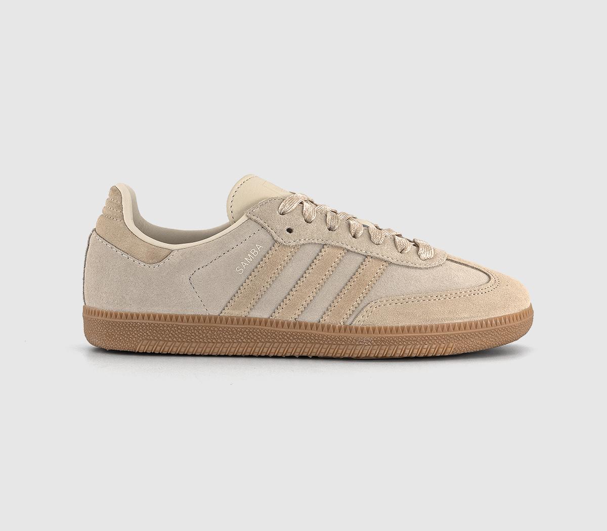  adidas Samba Og Trainers Cloud White Wonder Sandstrata Uk Size 6